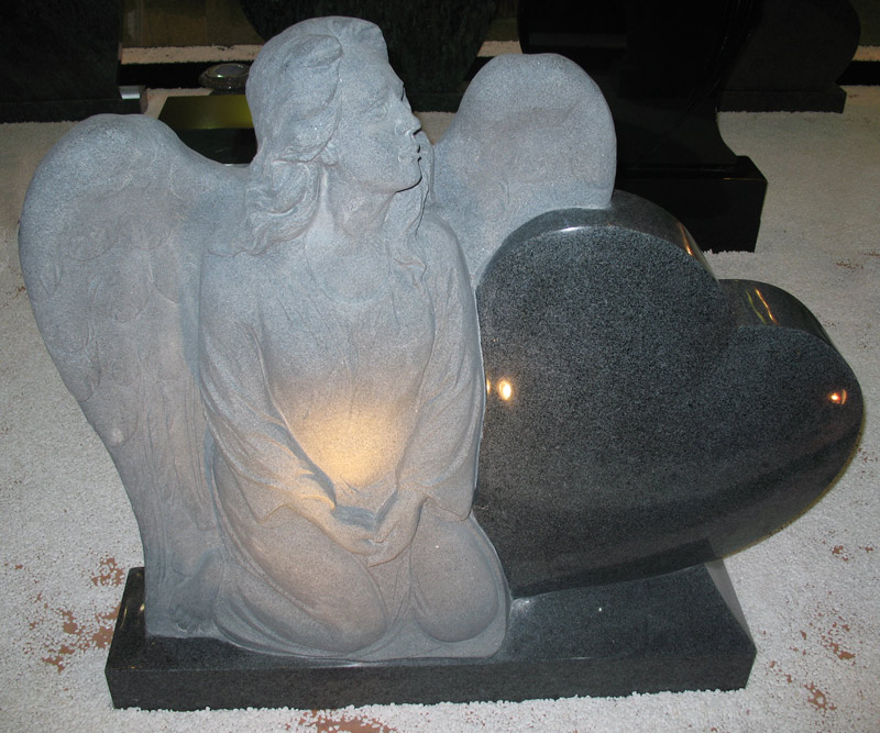 Granite Angel Headstone
