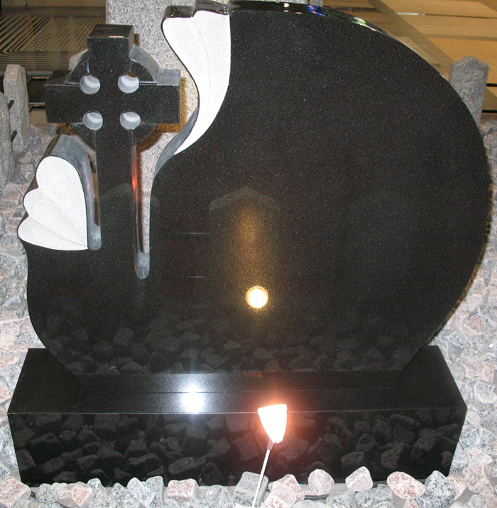 Granite Cross Headstone