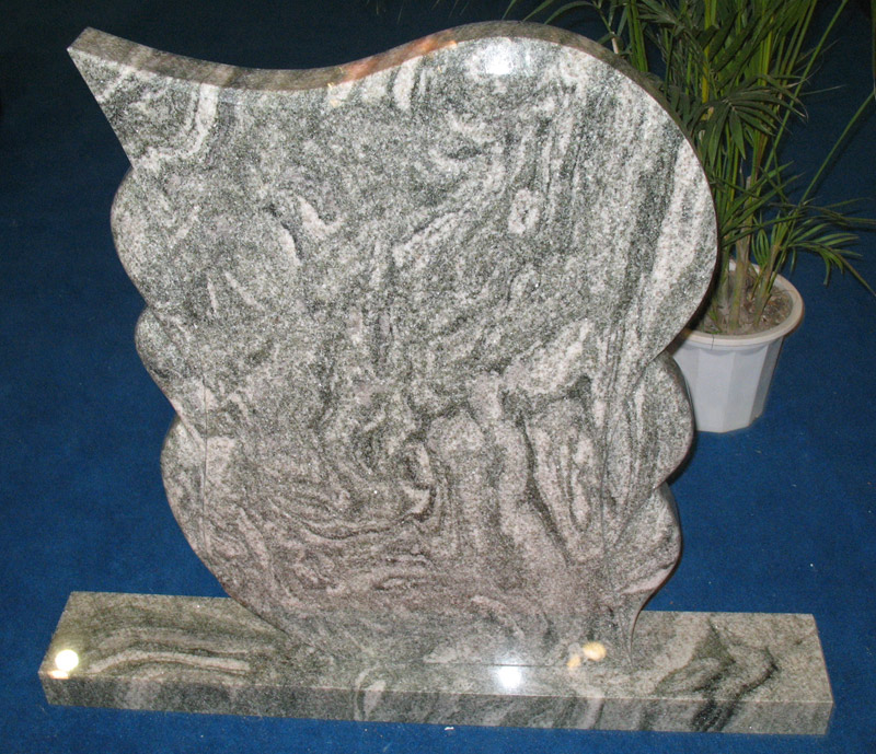 Grey Granite Headstone