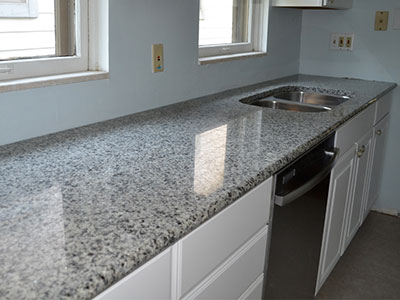 Azul Platino Granite Kitchen Countertops