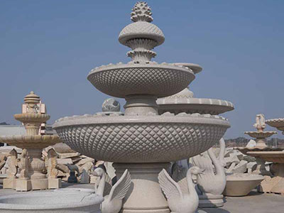 China Grey Granite Fountain