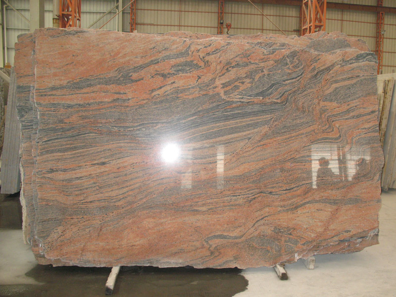 Multicolor Red Granite Slab