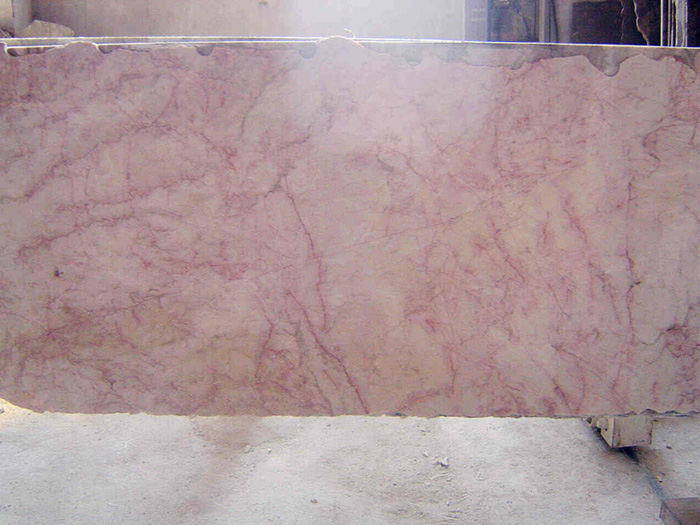 Red Cream Marble Slab