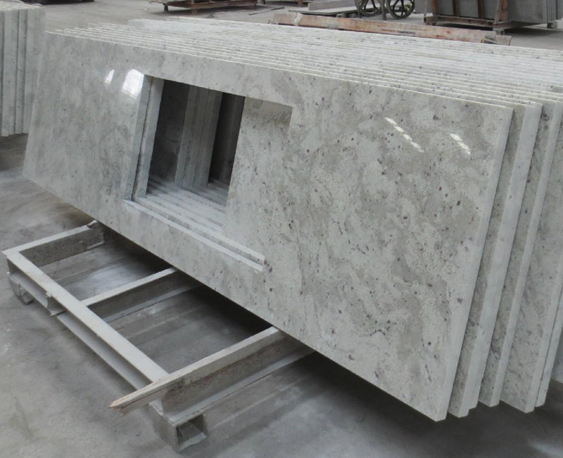 Andromeda White Granite Kitchen Tops