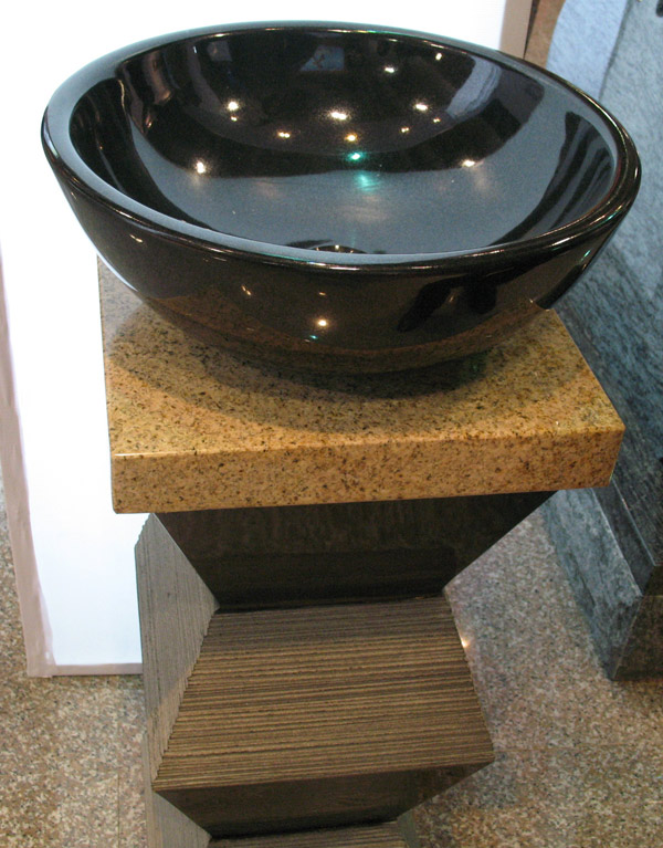 Granite Pedestal Vanity Top