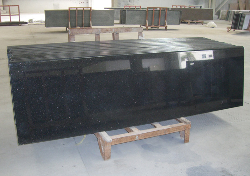 Black Galaxy Granite Counters