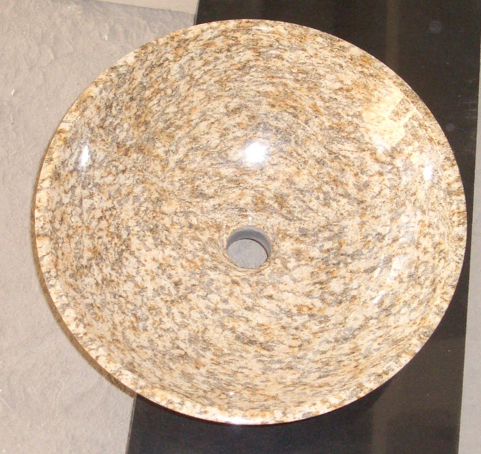 <b>Tiger Skin Yellow Granite Sink</b>