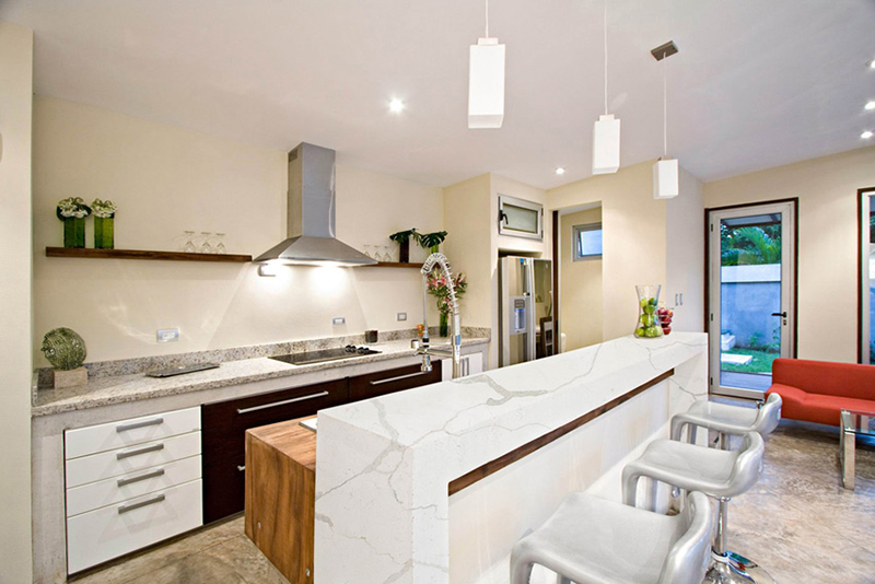 White Quartz Stone Countertops