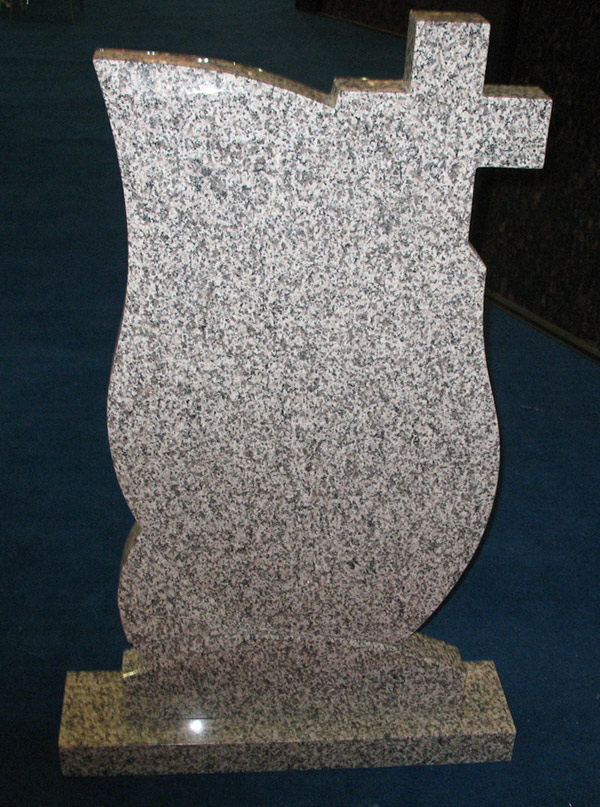 Granite G623 Headstone