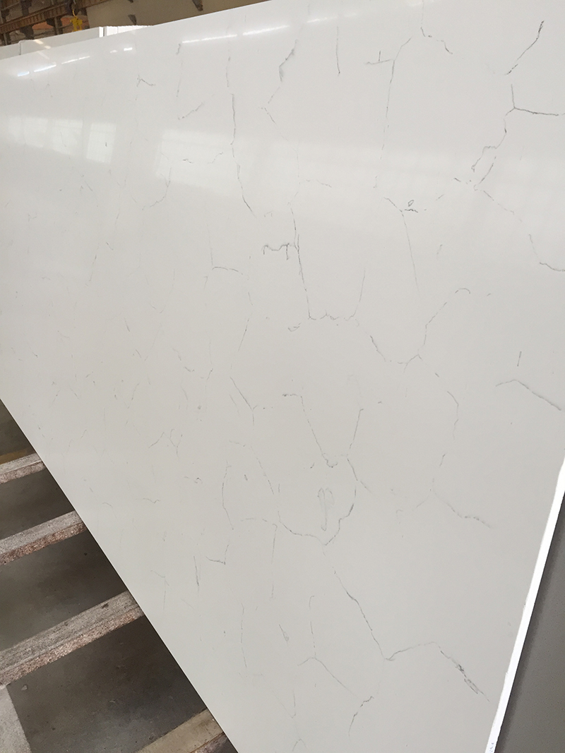 <b>Carrara White Artificial Quartz CTQH107</b>