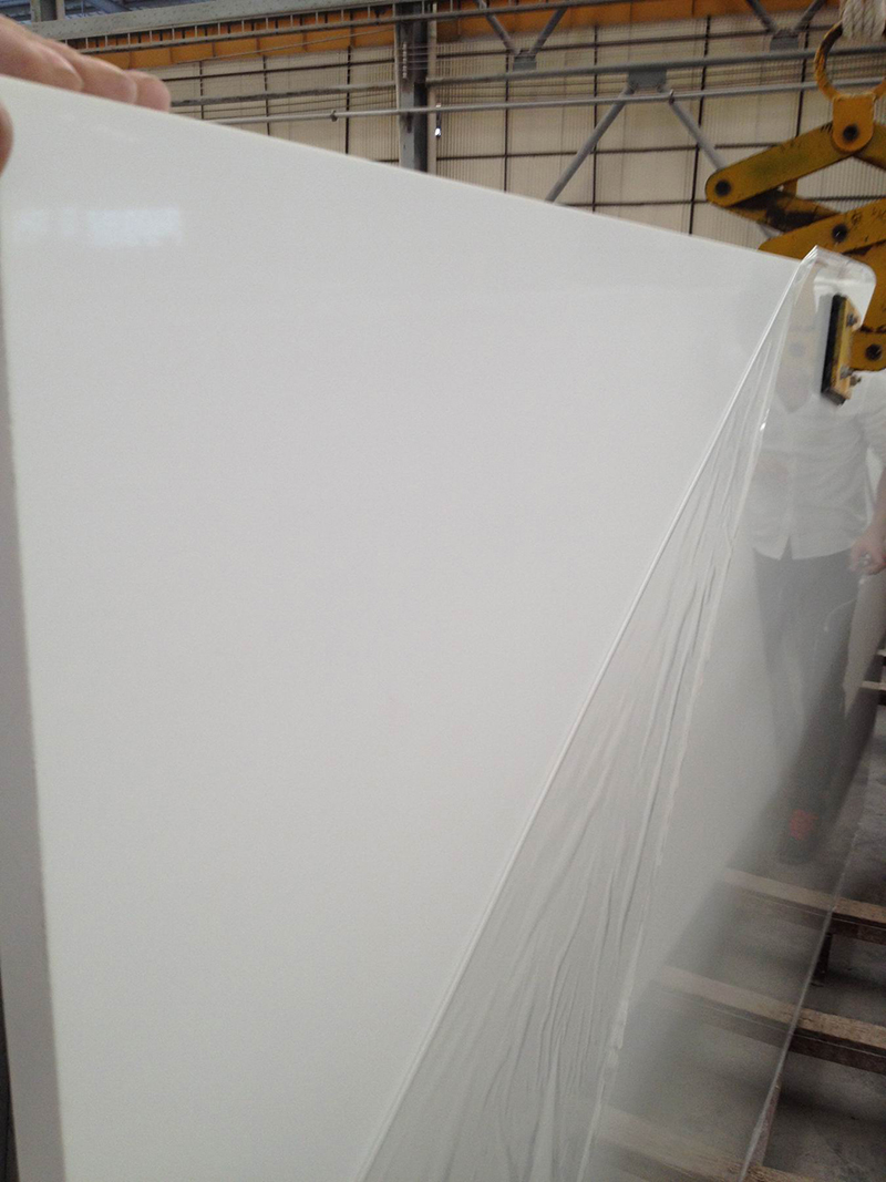 Pure White Artificial Quartz CTAQ001