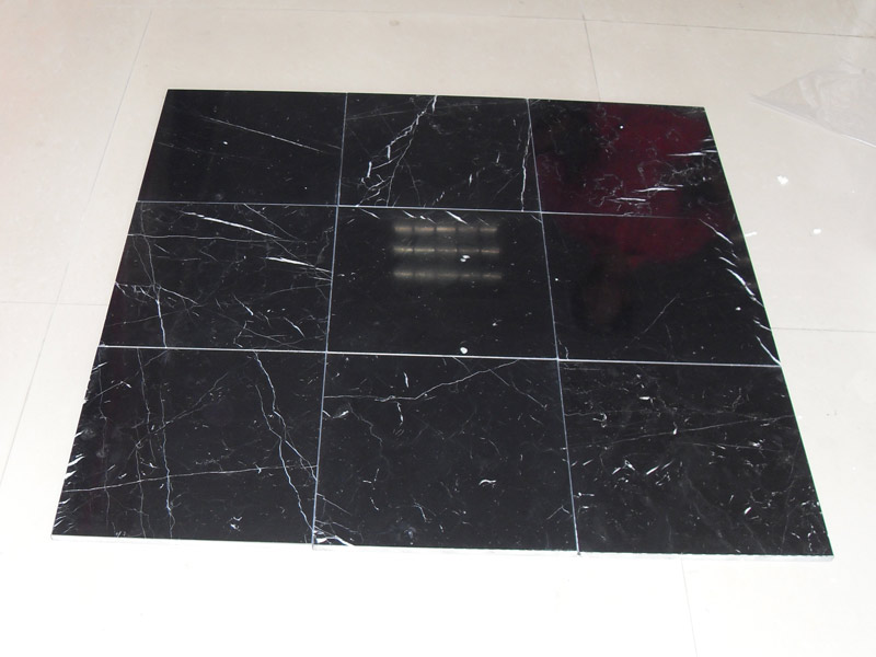 Black White Marble Tile