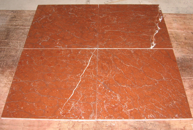 Coral Red Marble Tile