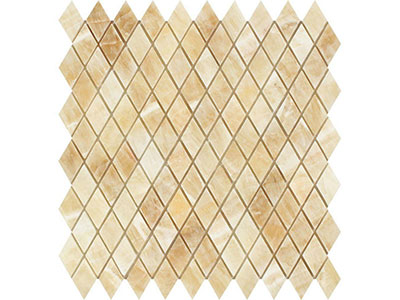 1x1 Honey Onyx Mosaic Tiles
