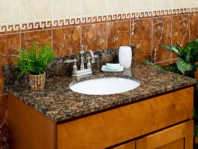 <b>Burlywood Granite Vanity Tops</b>