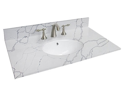 Calacatta Borghini Quartz Vanity Top