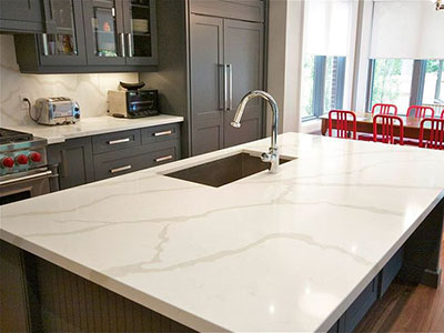 Calacatta Gold Quartz Countertops