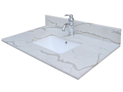 Calacatta Gold Quartz Vanity Tops