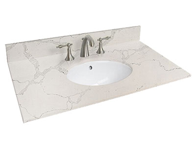 Calacatta Nuvo Quartz Vanity Tops