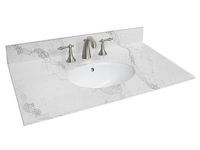 Calacatta Vagli Quartz Vanity Top