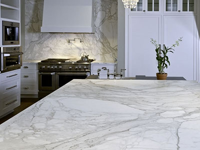 Calacatta White Marble Countertops