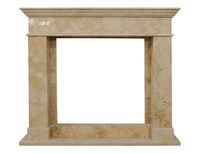 China Beige Marble Mantels