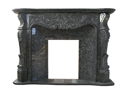 China Blue Granite Mantels