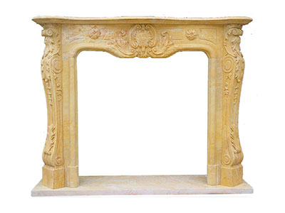 China Yellow Limestone Mantels