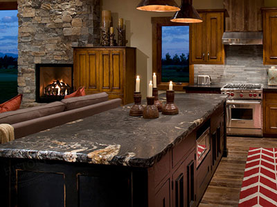 Cosmos Black Grainte Countertops