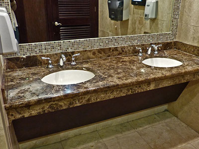 Emperador Dark Marble Vanity Top