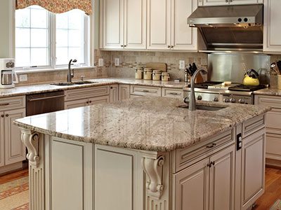 Venetian Gold Granite Kitchen Countertops