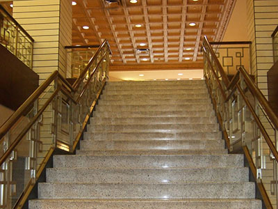 China Beige Cram Granite Stair