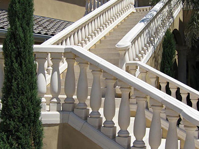 China Beige Limestone Railing