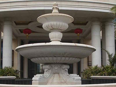 China Gray Granite Fountain