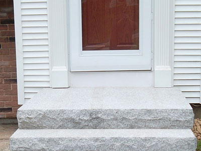 China White Pearl Granite Stair