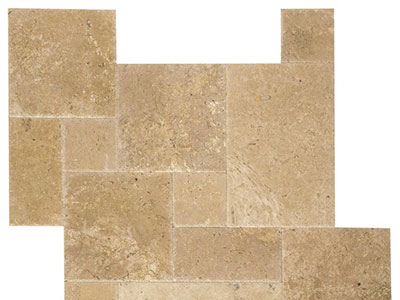 Dark Yellow Limestone French Pattern