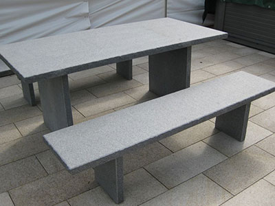 Grey G603 Granite Bench