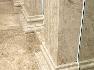 Marble Beige Column