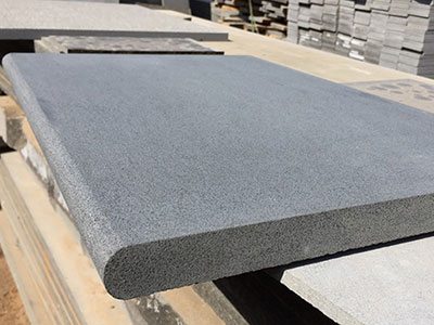 Bullnose Pool Coping Basalt Tile